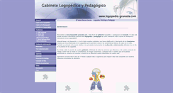 Desktop Screenshot of logopedia-granada.com